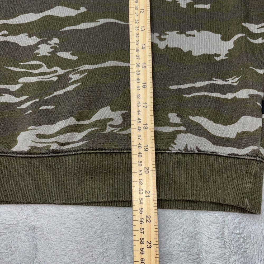 Puma Logo Graphic Sweatshirt Camo Camouflage Womens Med Oversized Hoodie - Picture 2 of 7